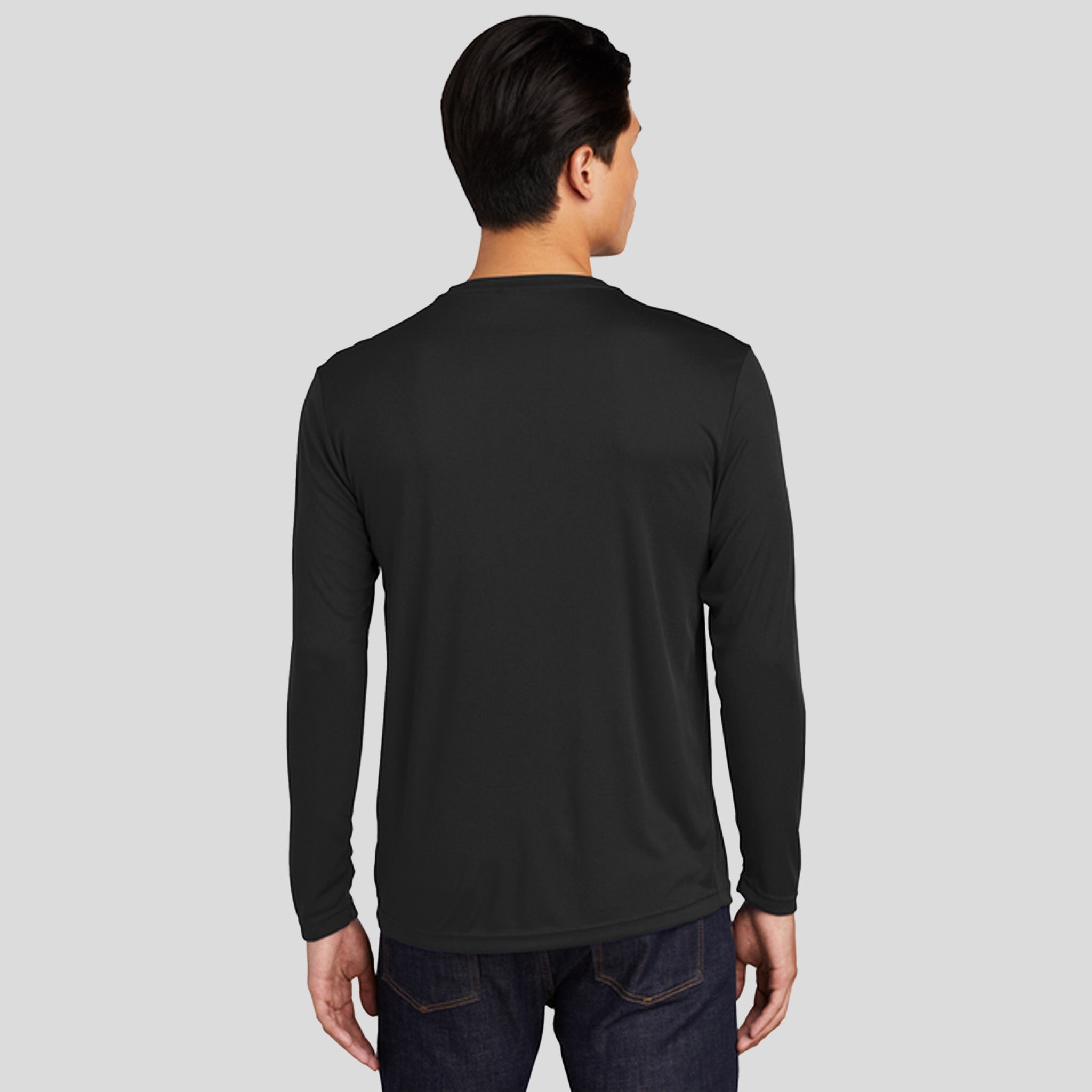 Tall Long Sleeve PosiCharge® Competitor™ Tee | Black