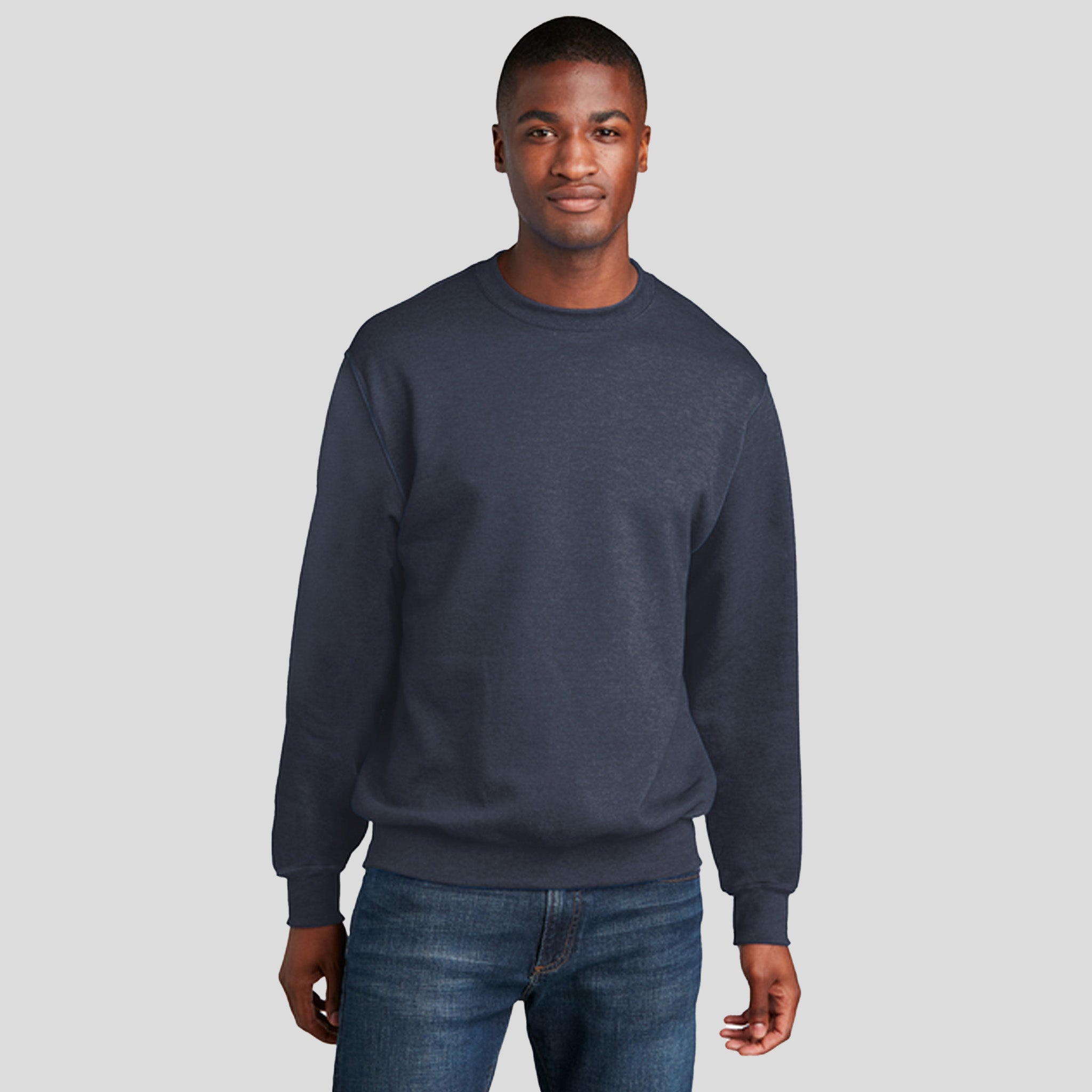 Core Fleece Crewneck Sweatshirt | Heather Navy