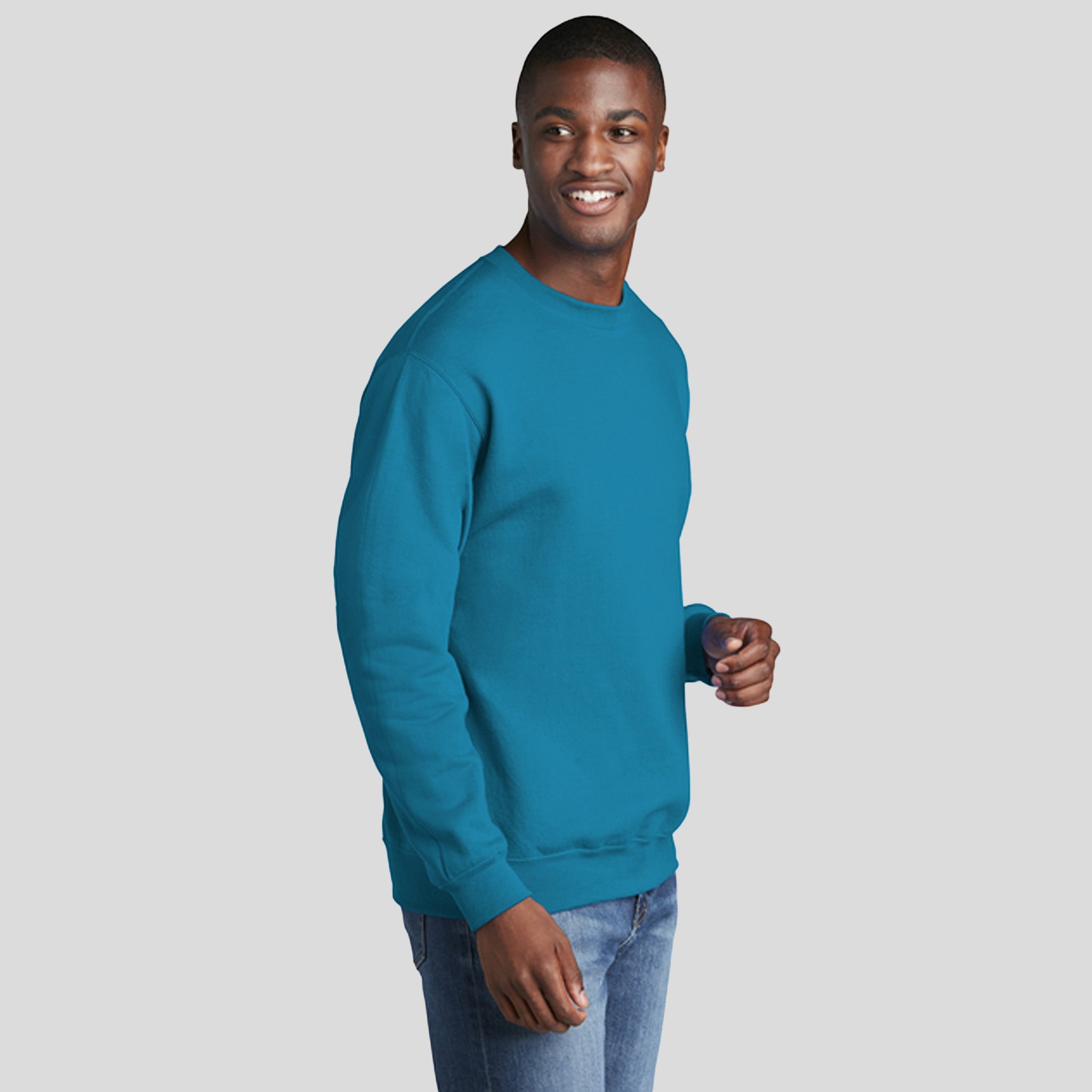 Core Fleece Crewneck Sweatshirt | Neon Blue