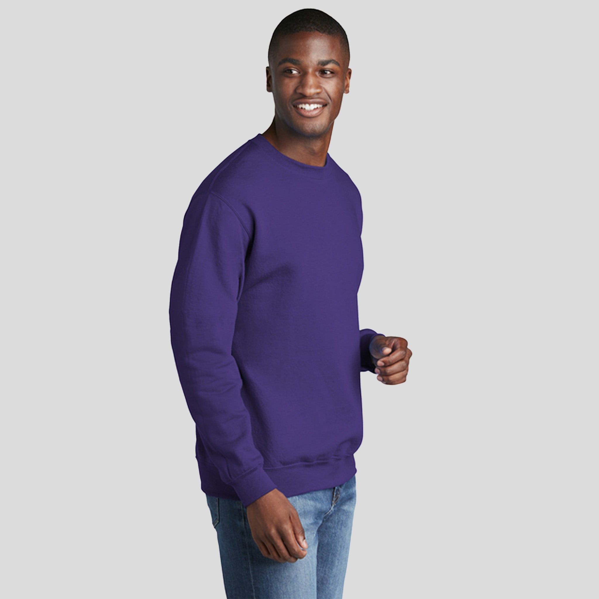 Core Fleece Crewneck Sweatshirt | Purple