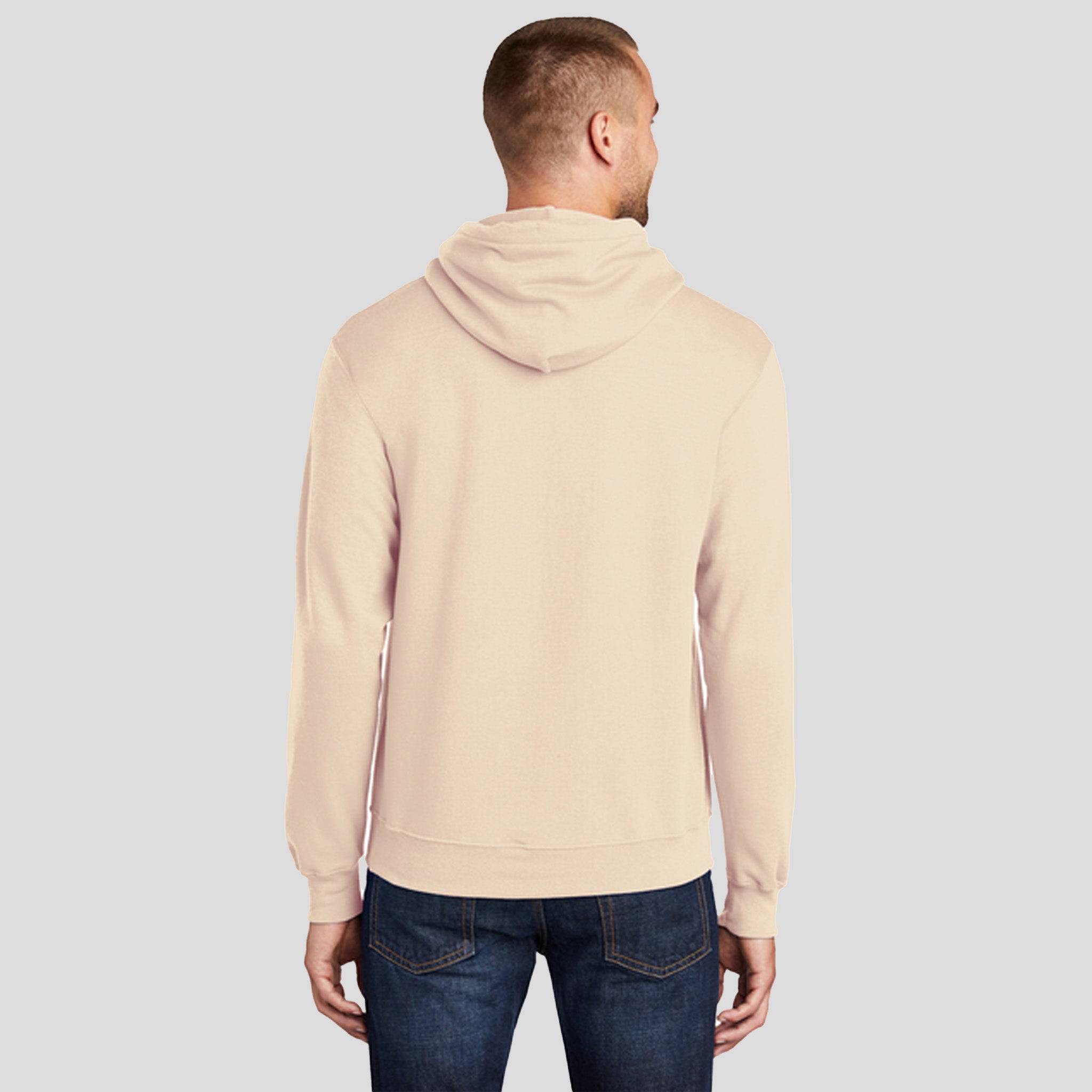 Core Fleece Pullover Hooded Sweatshirt | Creme