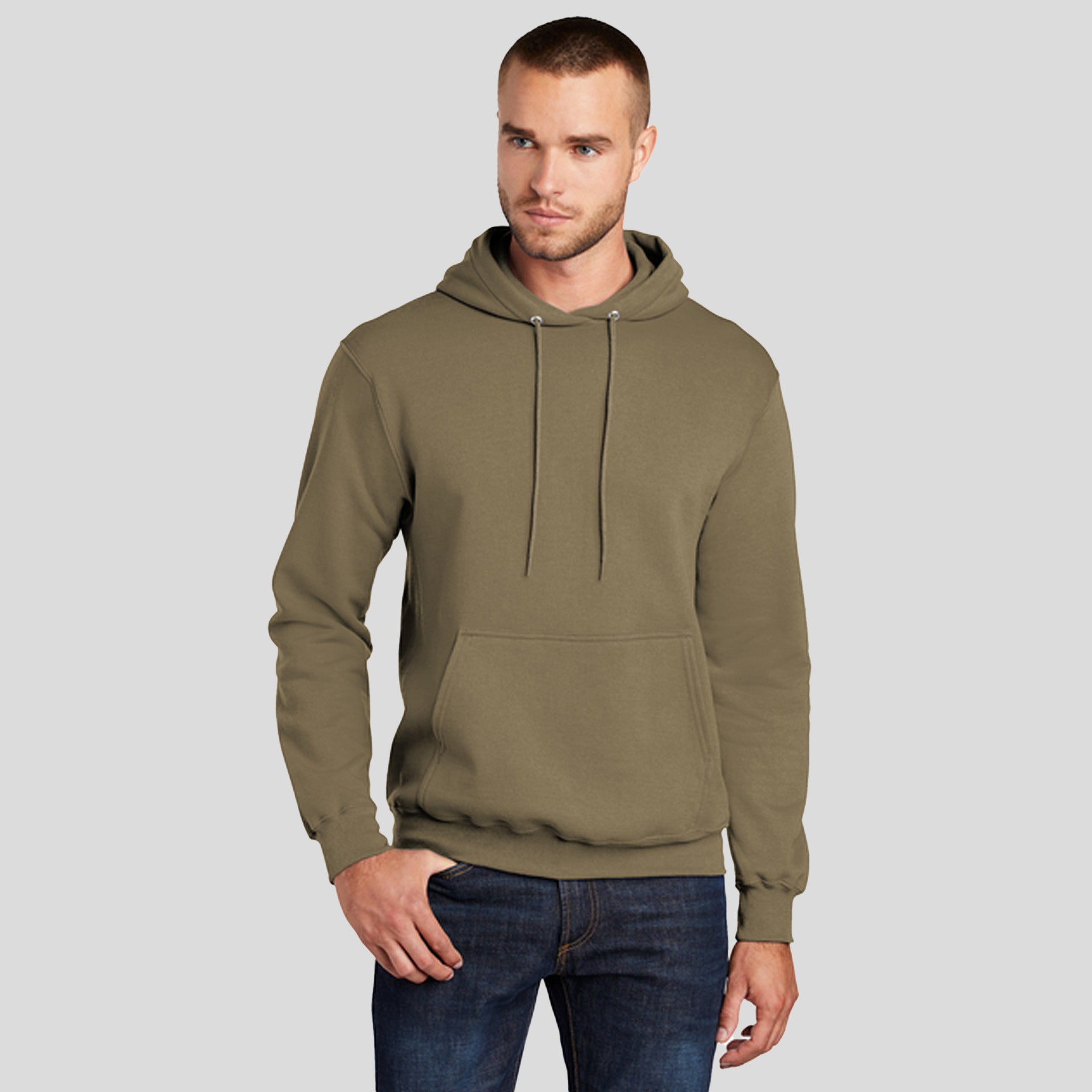 Core Fleece Pullover Hooded Sweatshirt | Coyote Brown