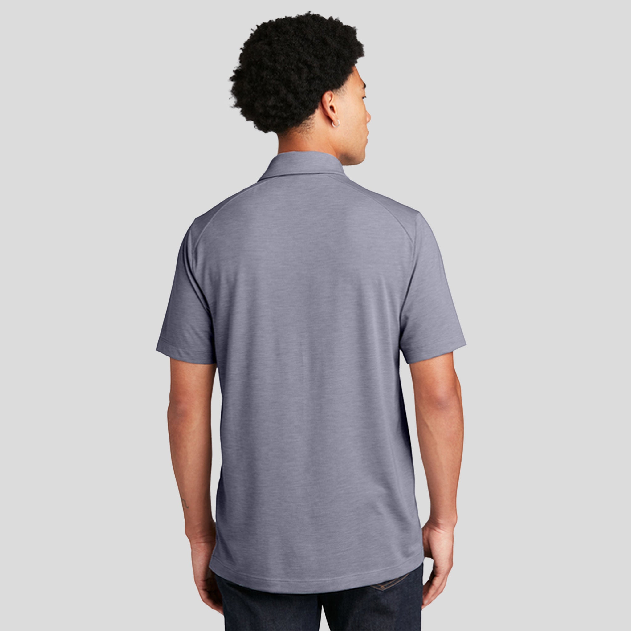 PosiCharge ® Tri-Blend Wicking Polo | True Navy Heather