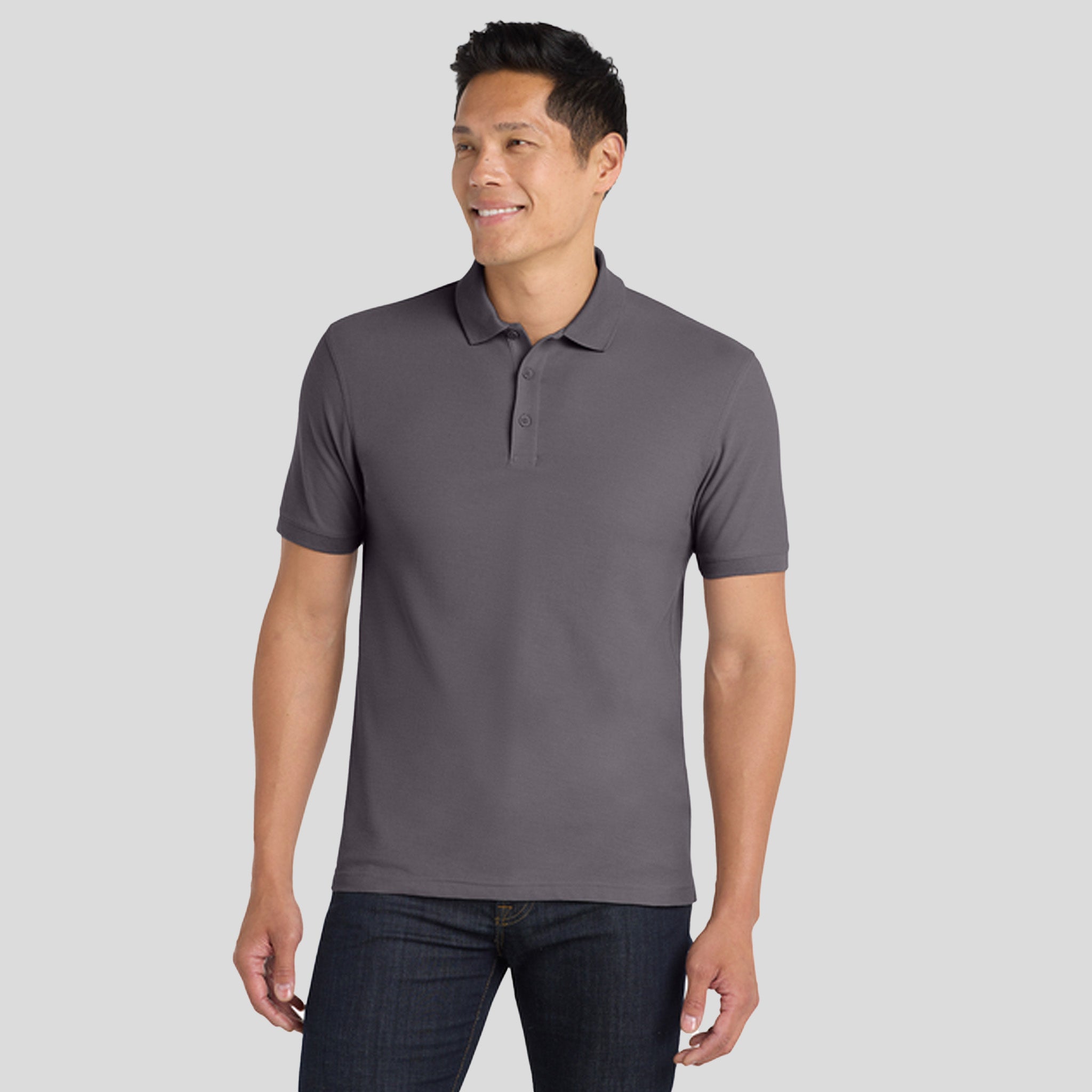 Men's Core Classic Pique Polo | Graphite