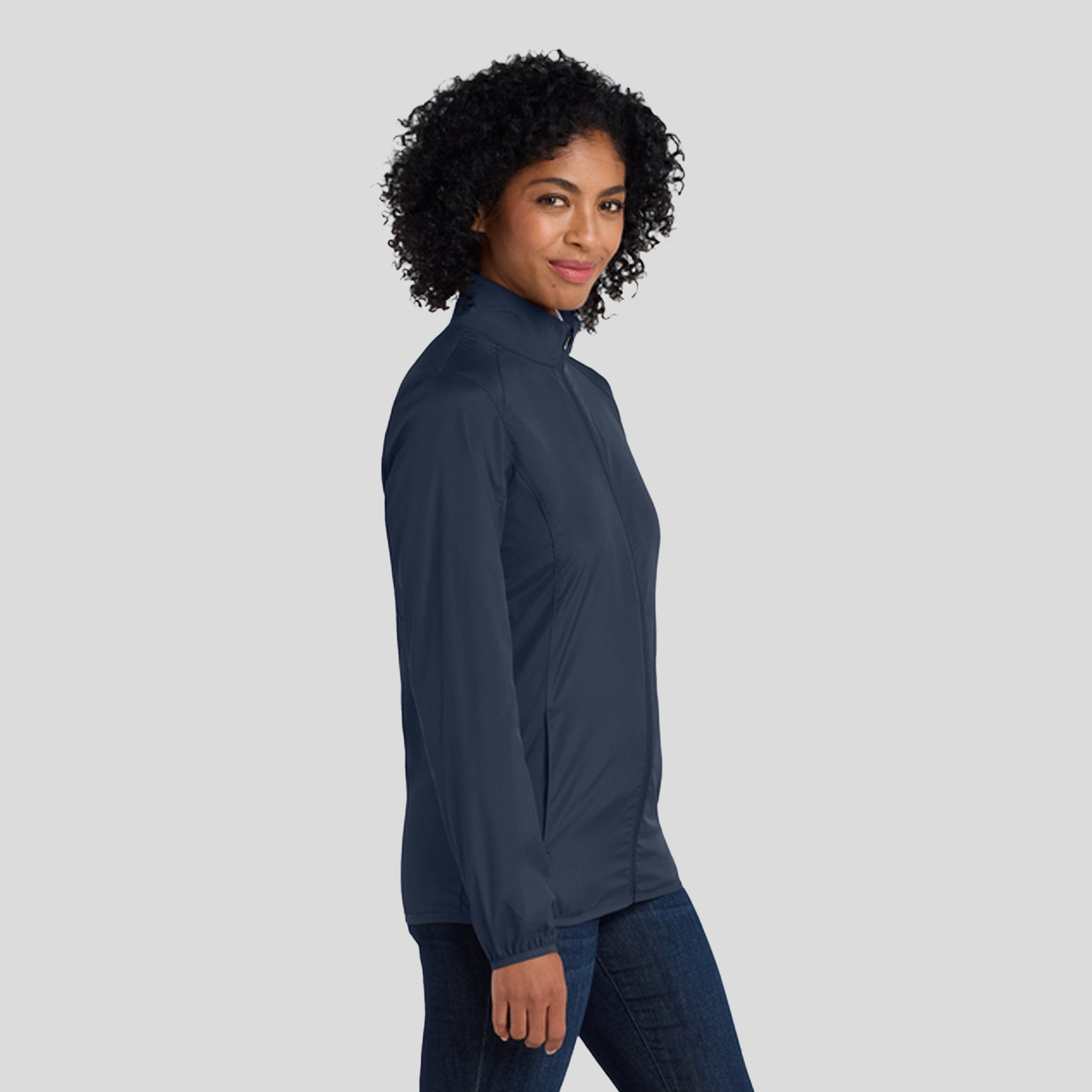 Women's Zephyr Full-Zip Jacket | Dress Blue Navy