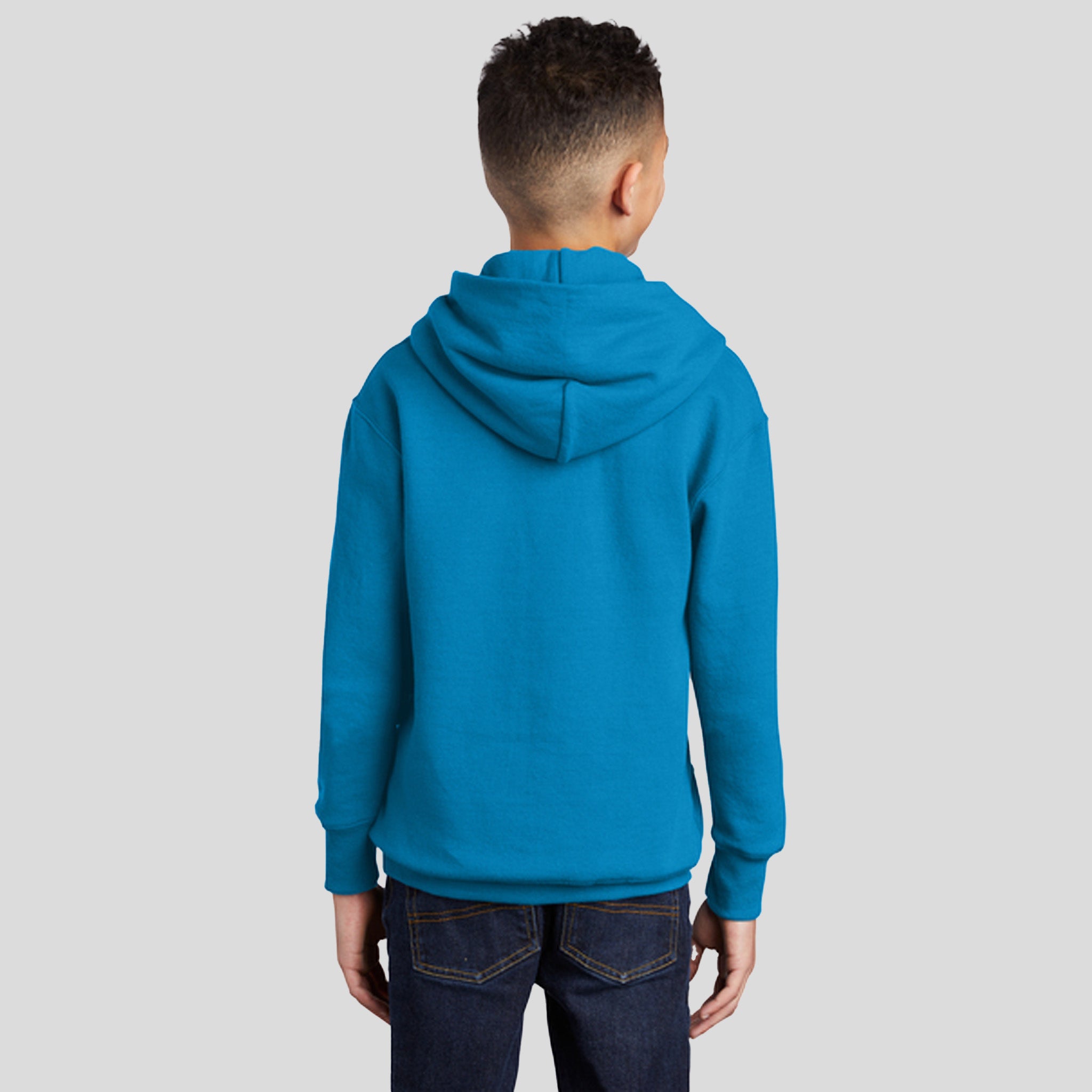 Youth Core Fleece Pullover Hooded Sweatshirt | Sapphire