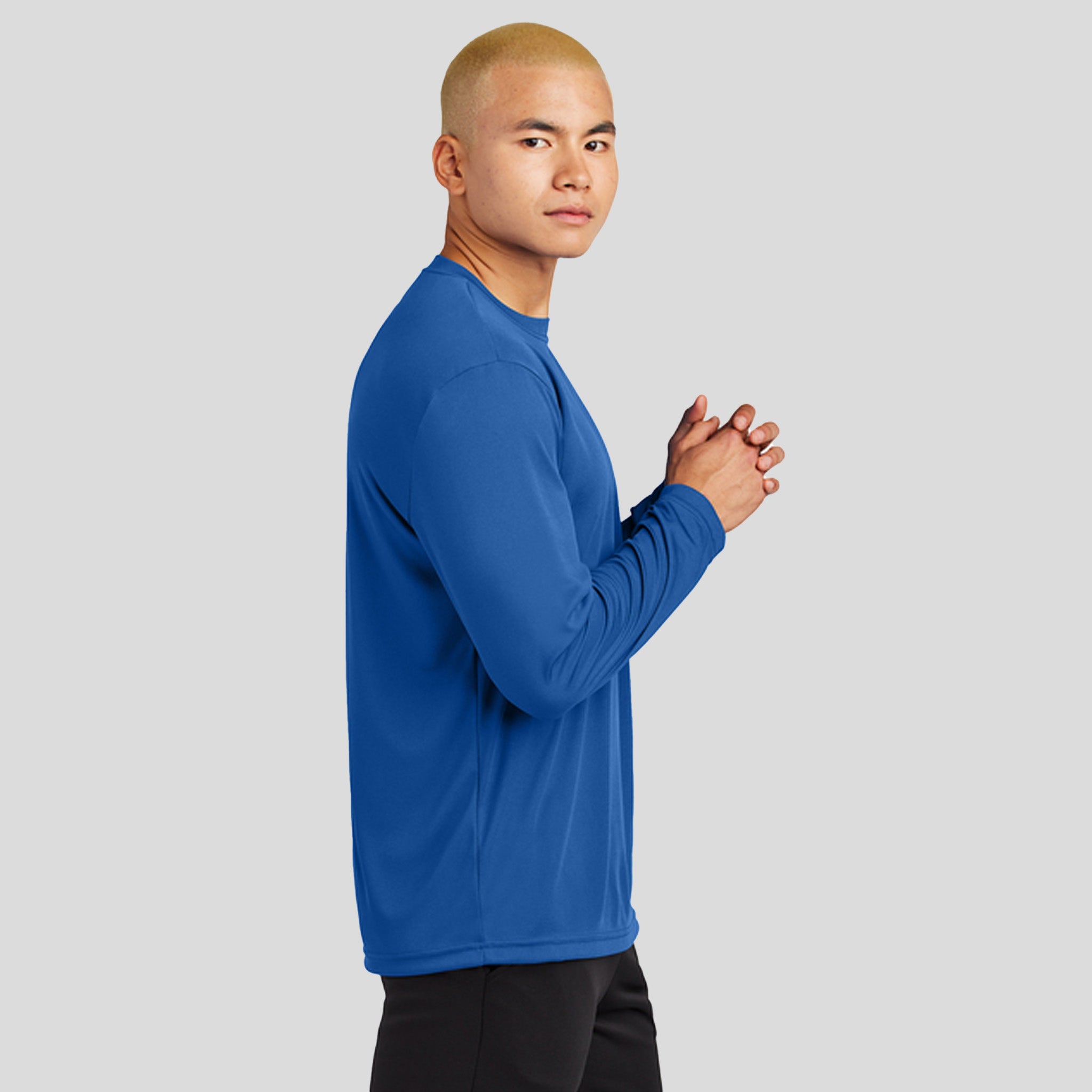 Tall Long Sleeve PosiCharge® Competitor™ Tee | True Royal
