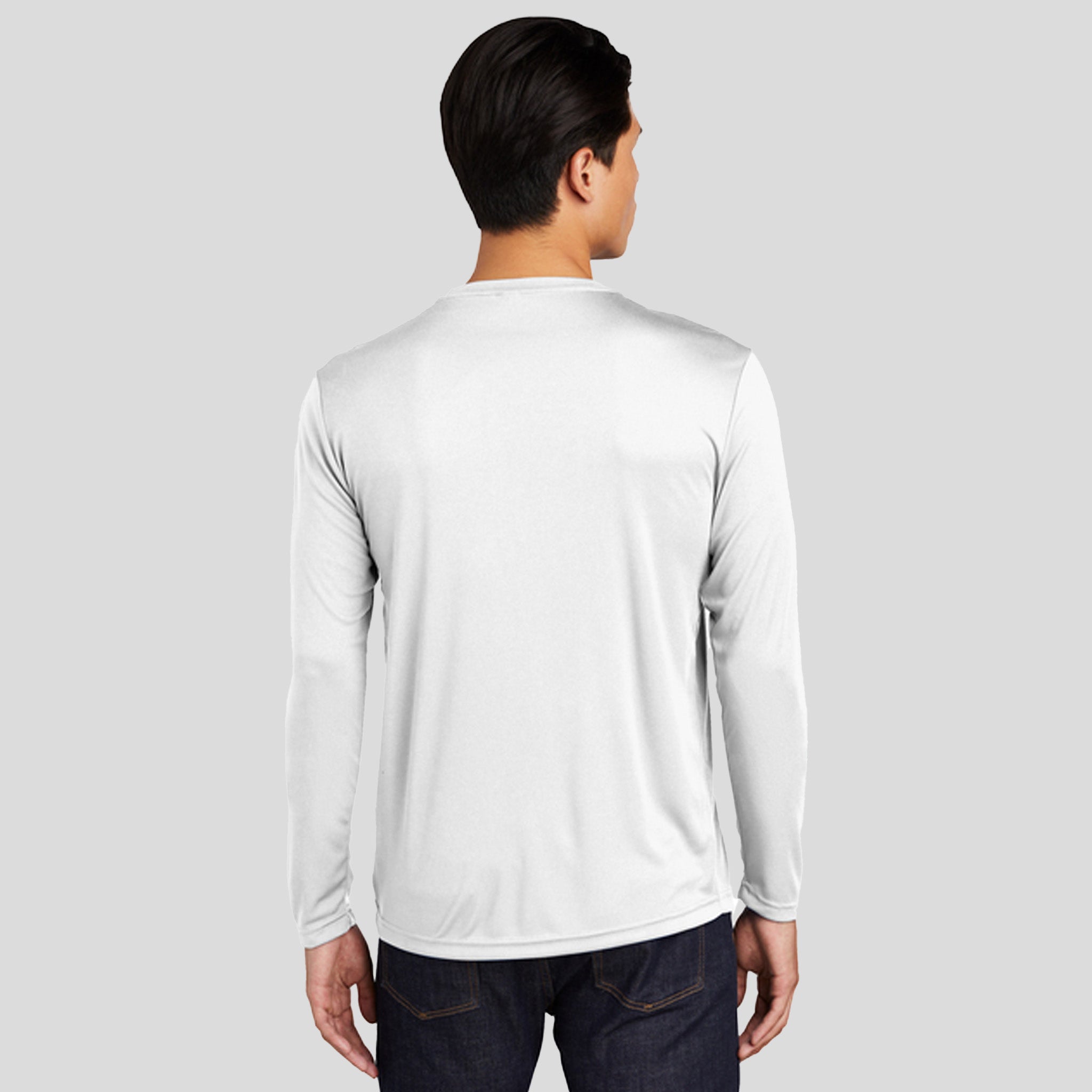 Tall Long Sleeve PosiCharge® Competitor™ Tee | White