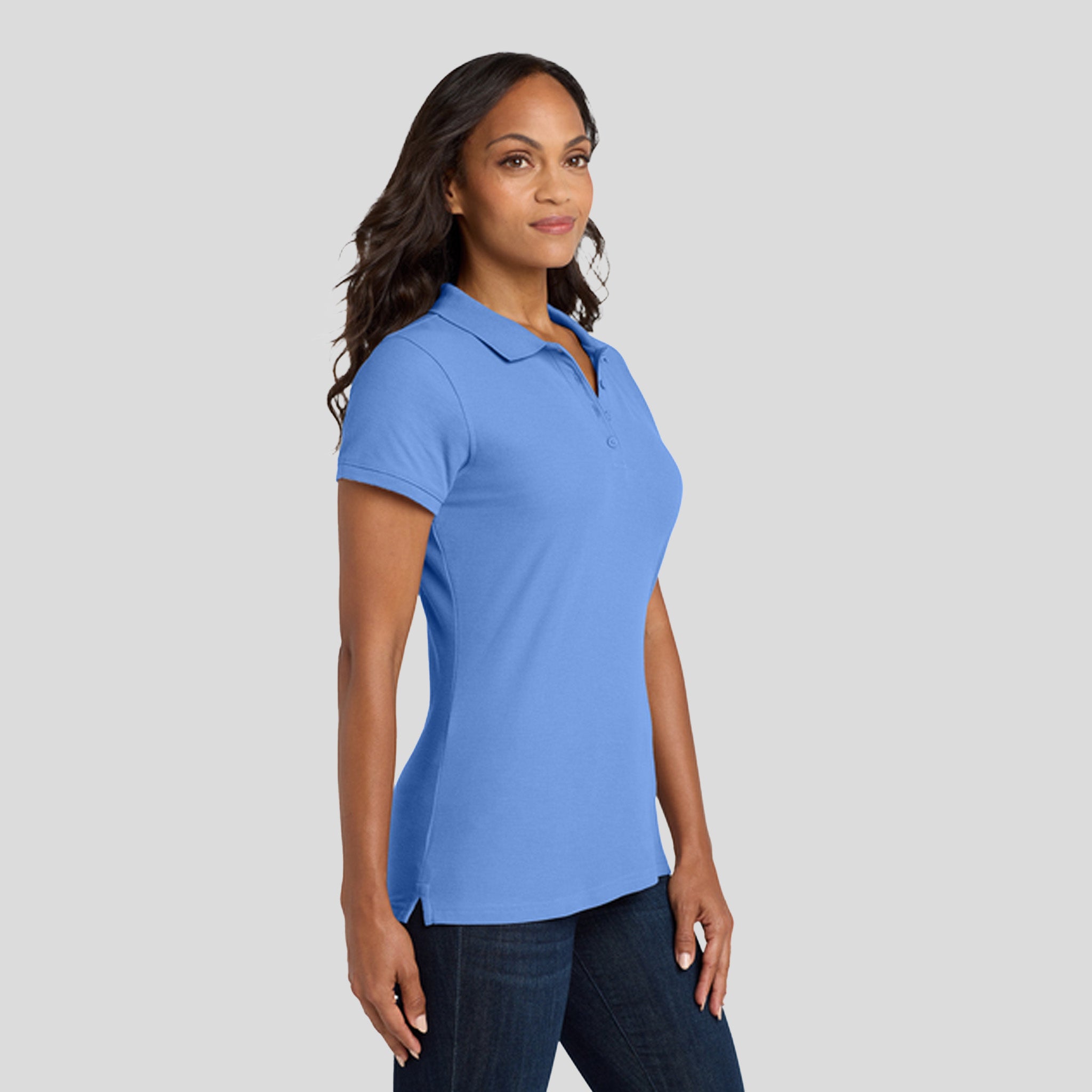 Women's Core Classic Pique Polo | Carolina Blue