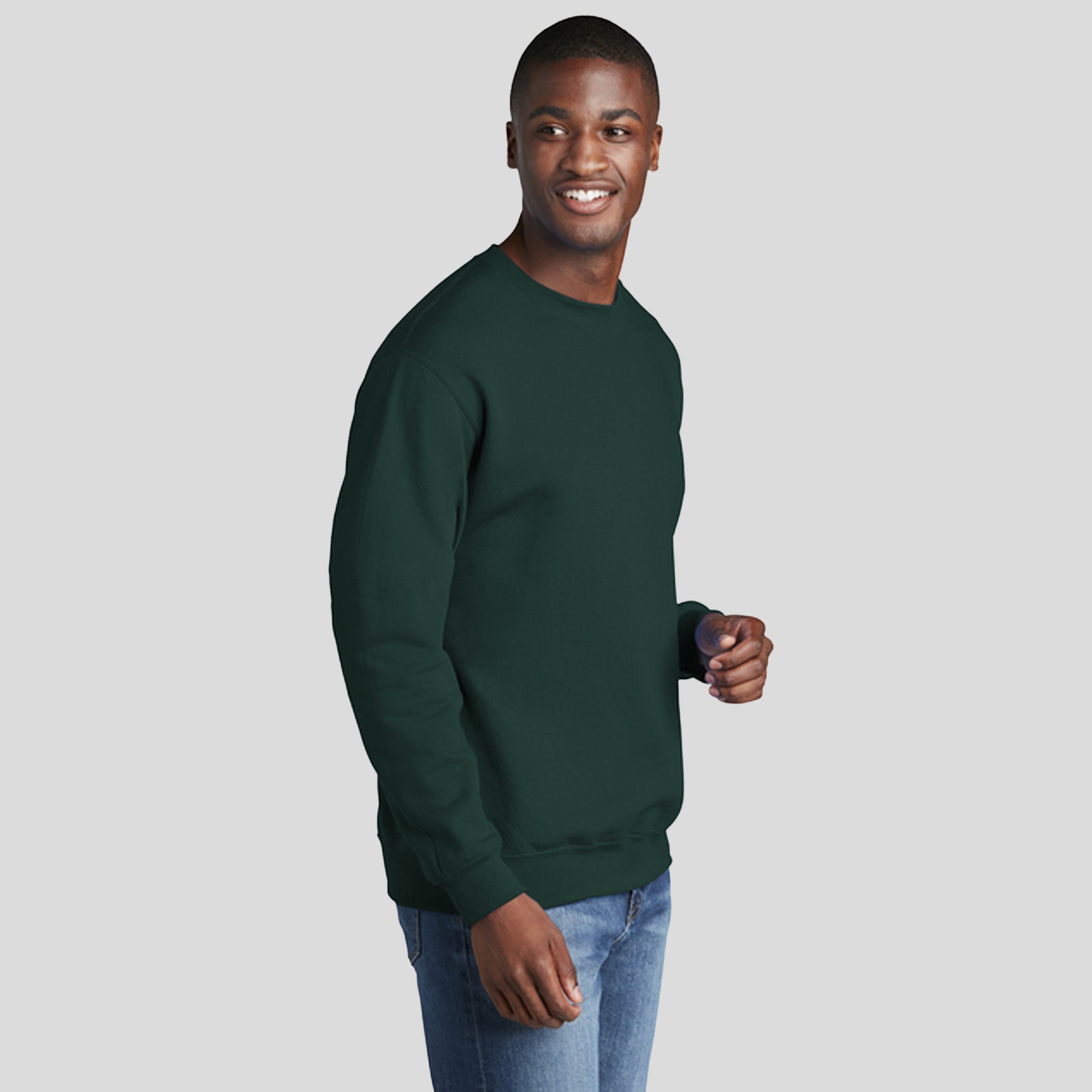 Core Fleece Crewneck Sweatshirt | Dark Green