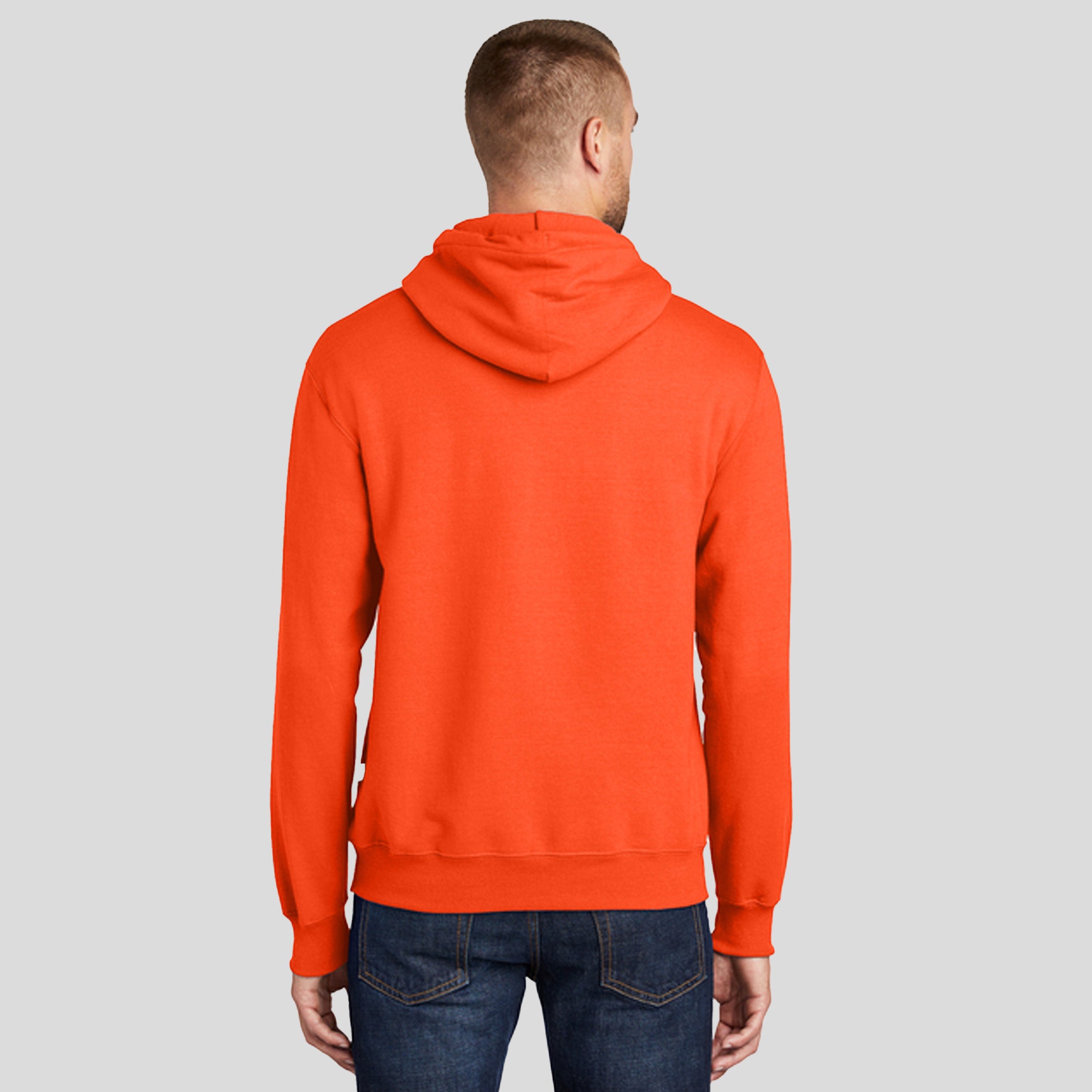 Core Fleece Pullover Hooded Sweatshirt | Safety Orange