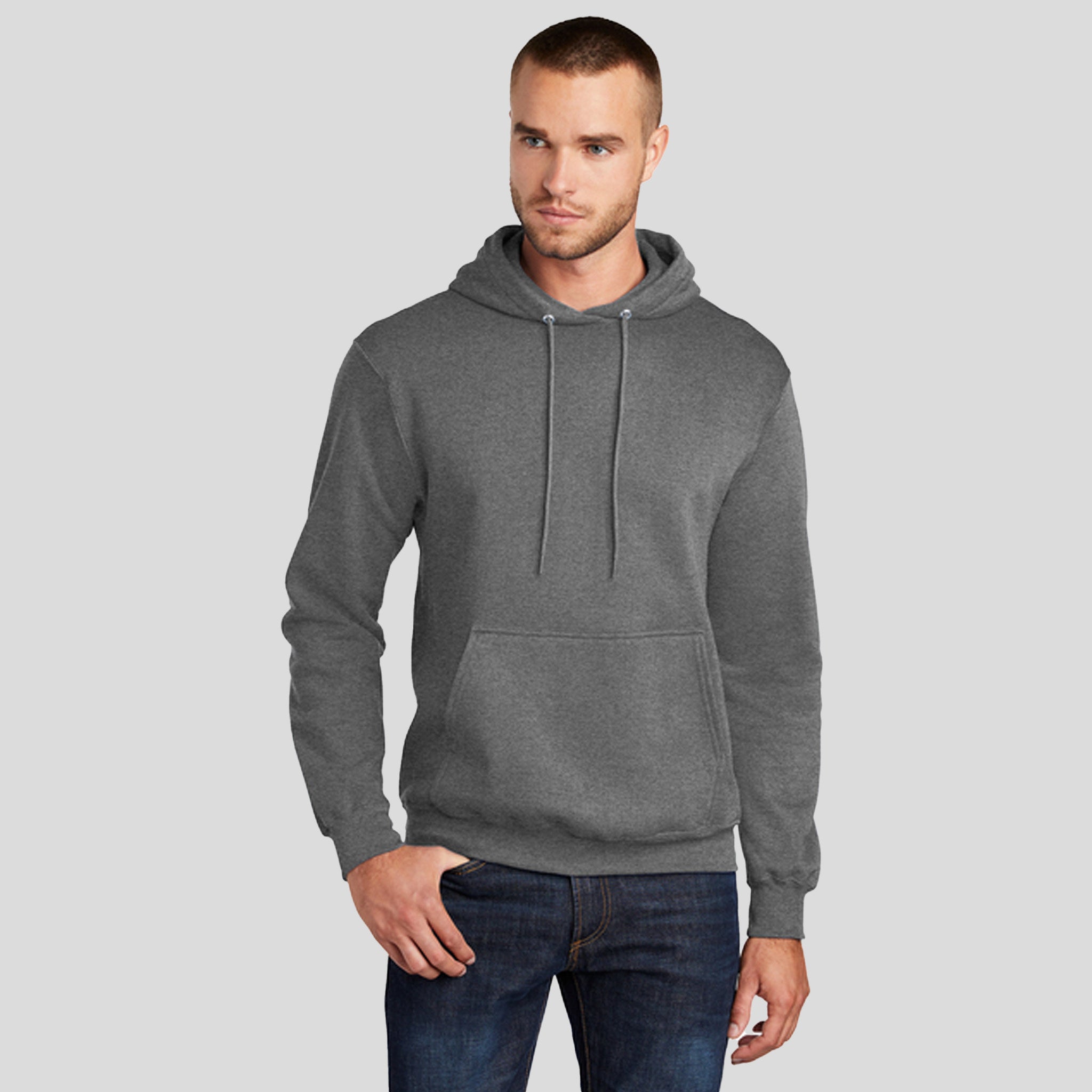 Core Fleece Pullover Hooded Sweatshirt | Graphite Heather