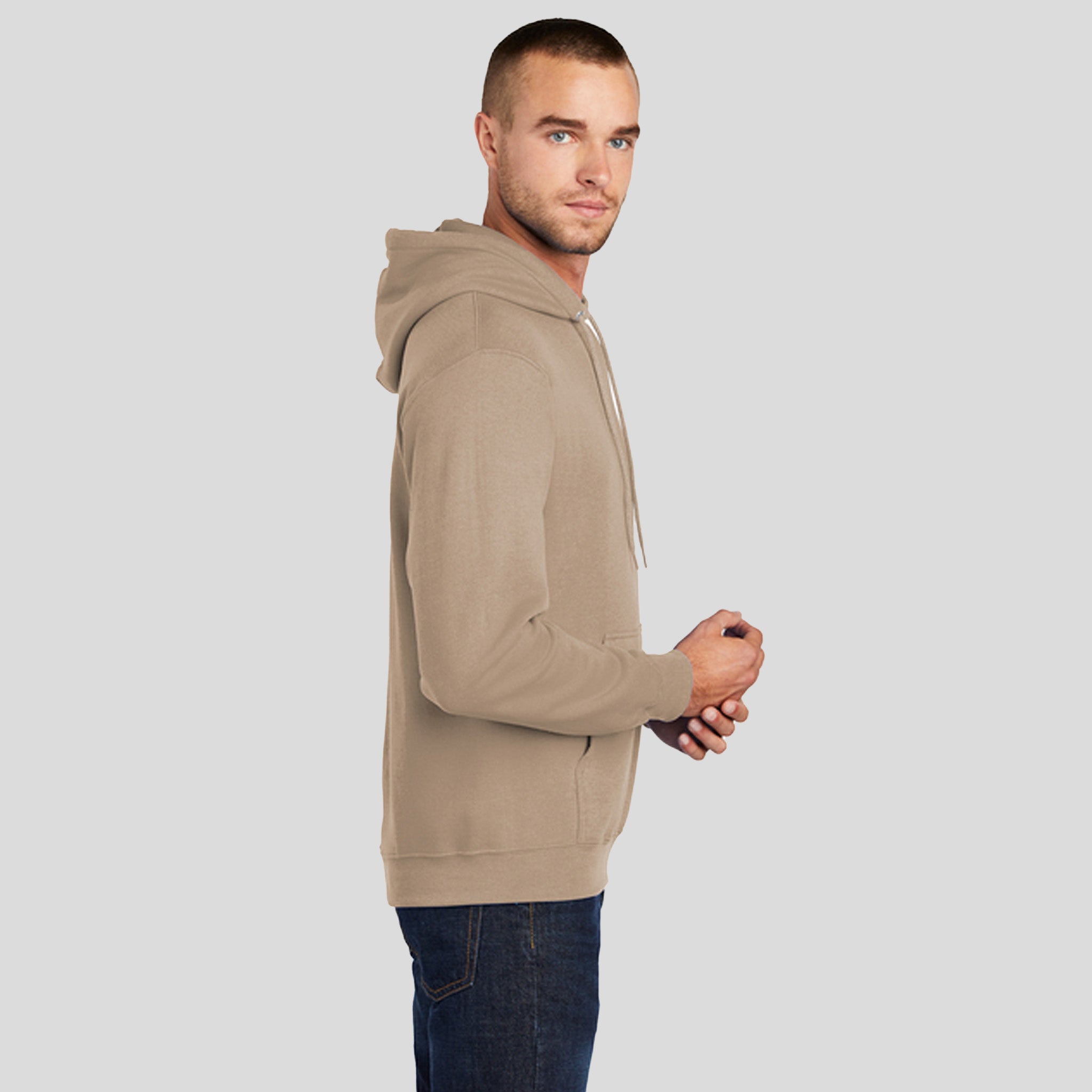 Core Fleece Pullover Hooded Sweatshirt | Sand