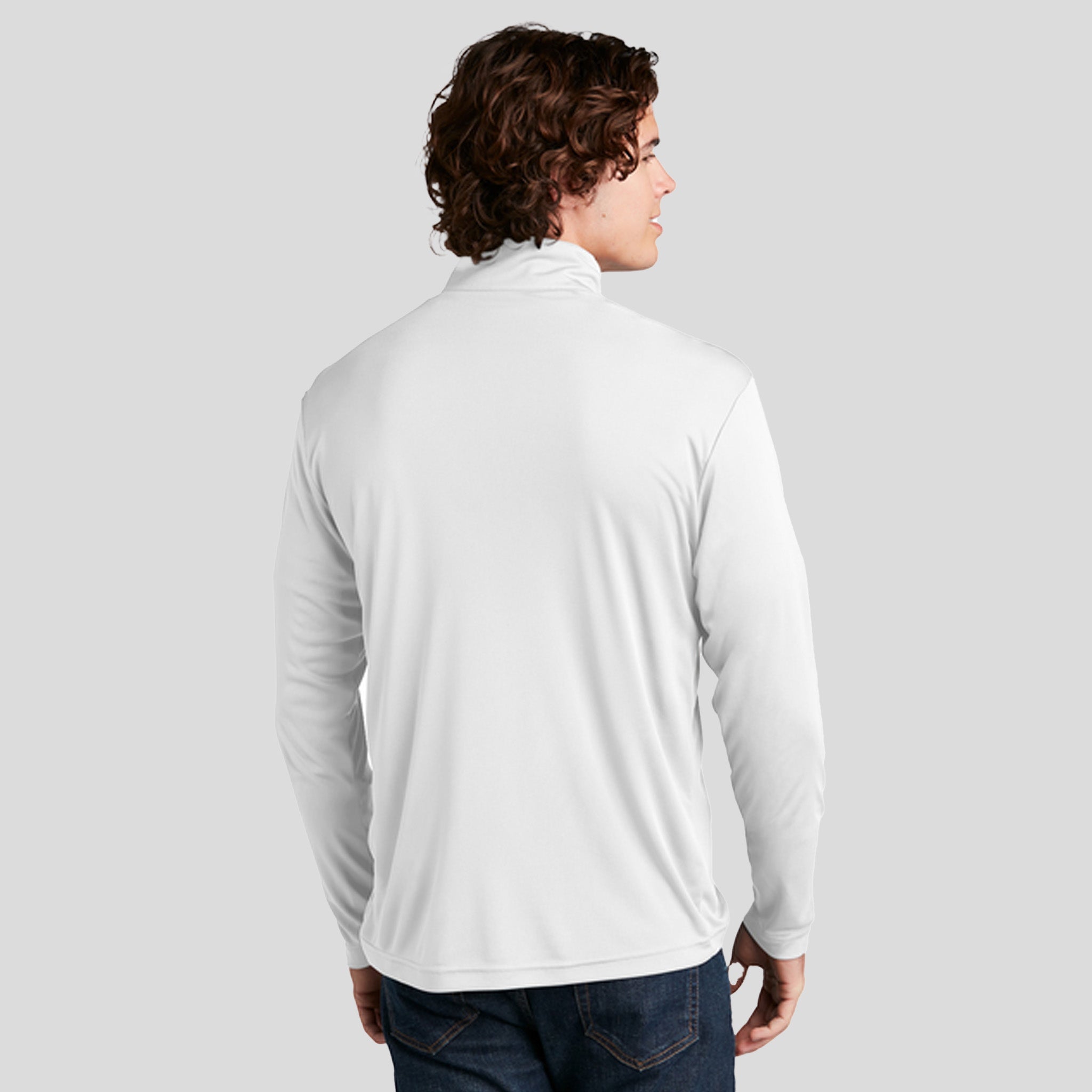 PosiCharge® Competitor™ 1/4-Zip Pullover | White