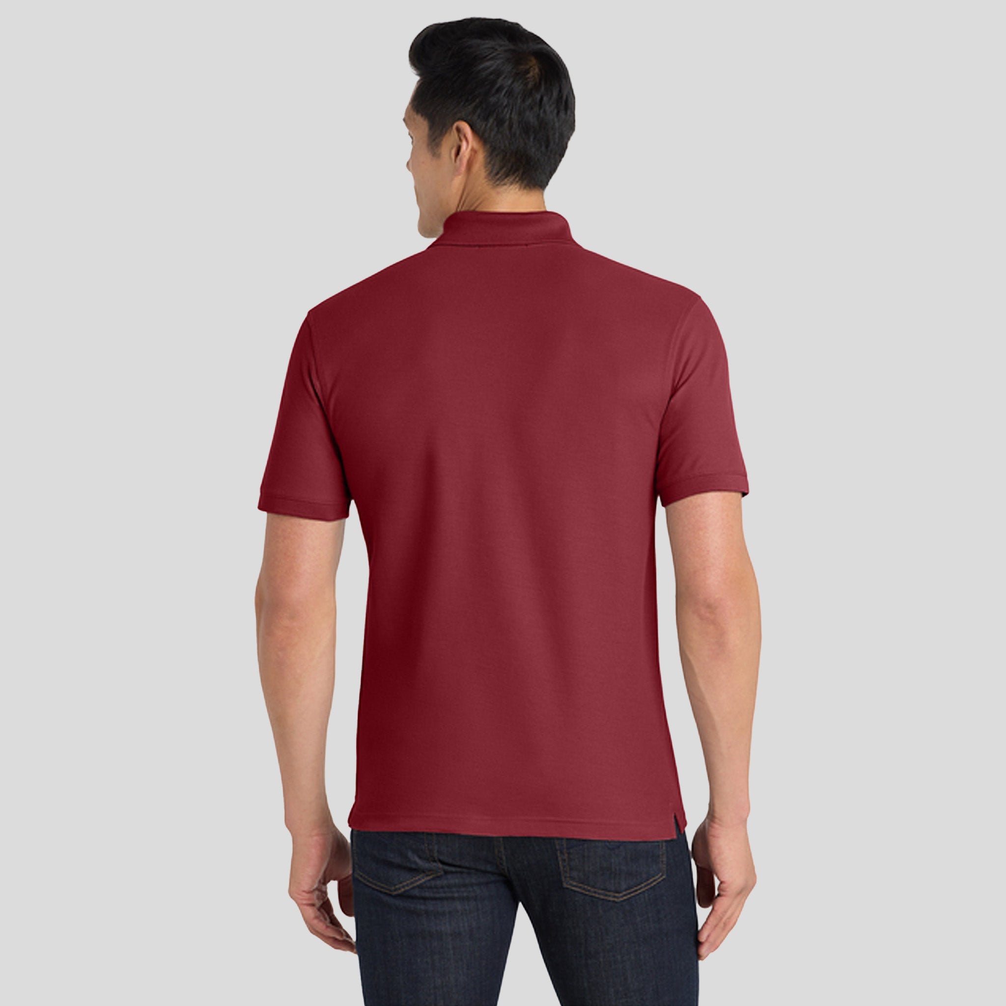 Men's Core Classic Pique Polo | Burgundy